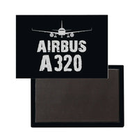 Thumbnail for Airbus A320 Plane aviation themed magnet, strong neodymium core.