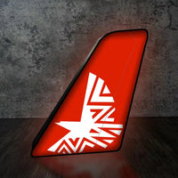 Thumbnail for Mozambique Airlines Led Aircraft Tail aviation themed 3D aircraft tail lamp, premium acrylic with LED.