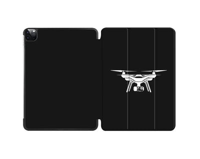 Drone Silhouette aviation themed iPad case for iPad.
