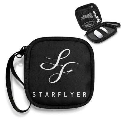 StarFlyer Airlines Portable aviation print portable headphone bag, padded polyester.