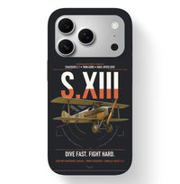 Thumbnail for SPAD S.XIII C.1 design on black magsafe iphone case, for iPhone 17 Pro