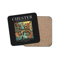 Thumbnail for CHESTER - Poster - Coaster - Black