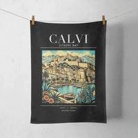 Thumbnail for CALVI - Poster - Towel - Black