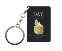 Thumbnail for Baia Mare Airport (BAY) design on black key chain