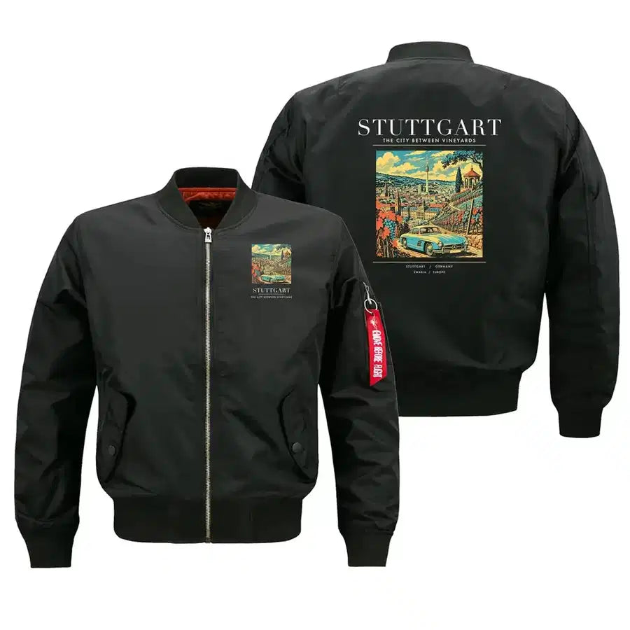STUTTGART - Poster - Bomber Jacket - Black