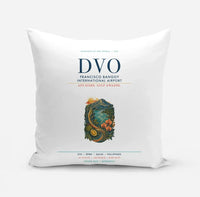 Thumbnail for Francisco Bangoy International Airport Davao (DVO) design on white pillow