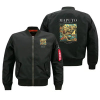 Thumbnail for MAPUTO - Poster - Bomber Jacket - Black