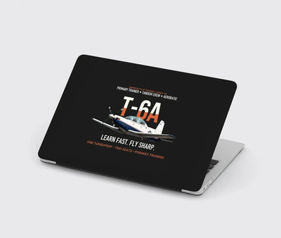 T-6A Texan II Train The Next Generation design on black MacBook case