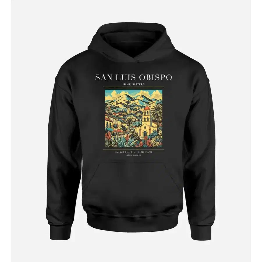 SAN LUIS OBISPO - Poster - Premium Hoodie - Black