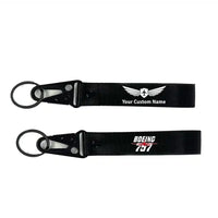 Thumbnail for Amazing Boeing 757 aviation hawk-shaped key chain, durable metal alloy.