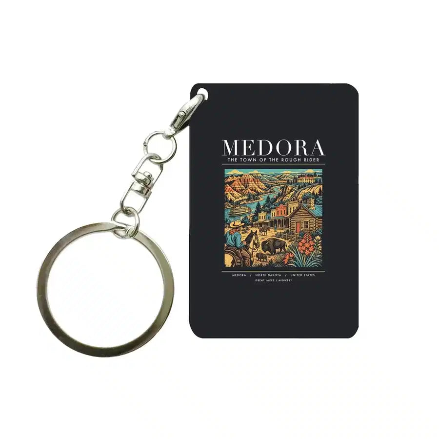 MEDORA - Poster - Key Chain - Black