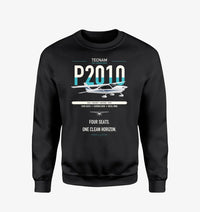 Thumbnail for Tecnam P2010 design on black sweatshirt