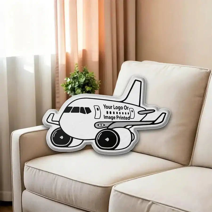 Custom Design Image Logo Boeing 737 Airplane Pillows Twin engines, XXS - Wide 20CM (7.8inches)