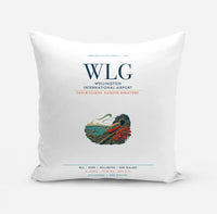 Thumbnail for Wellington International Airport (WLG) design on white pillow