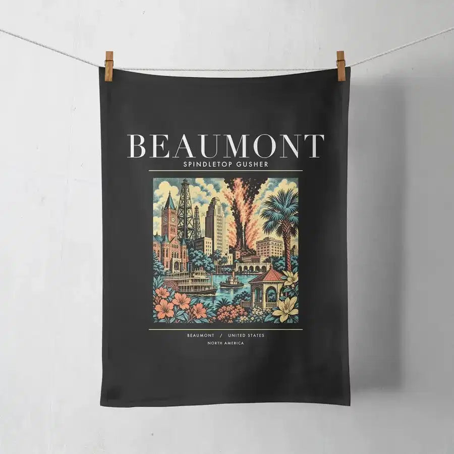 BEAUMONT - Poster - Towel - Black