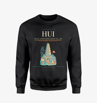 Thumbnail for Phu Bai International Airport (HUI) design on black sweatshirt