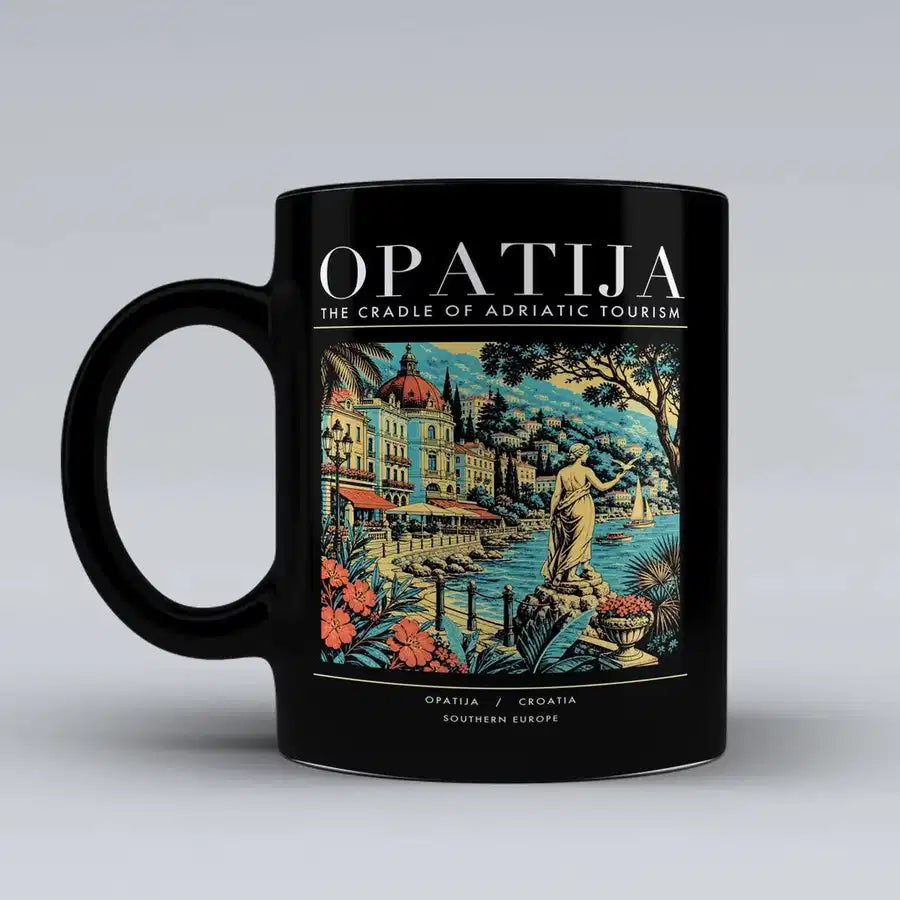 OPATIJA - Poster - Mug - Black