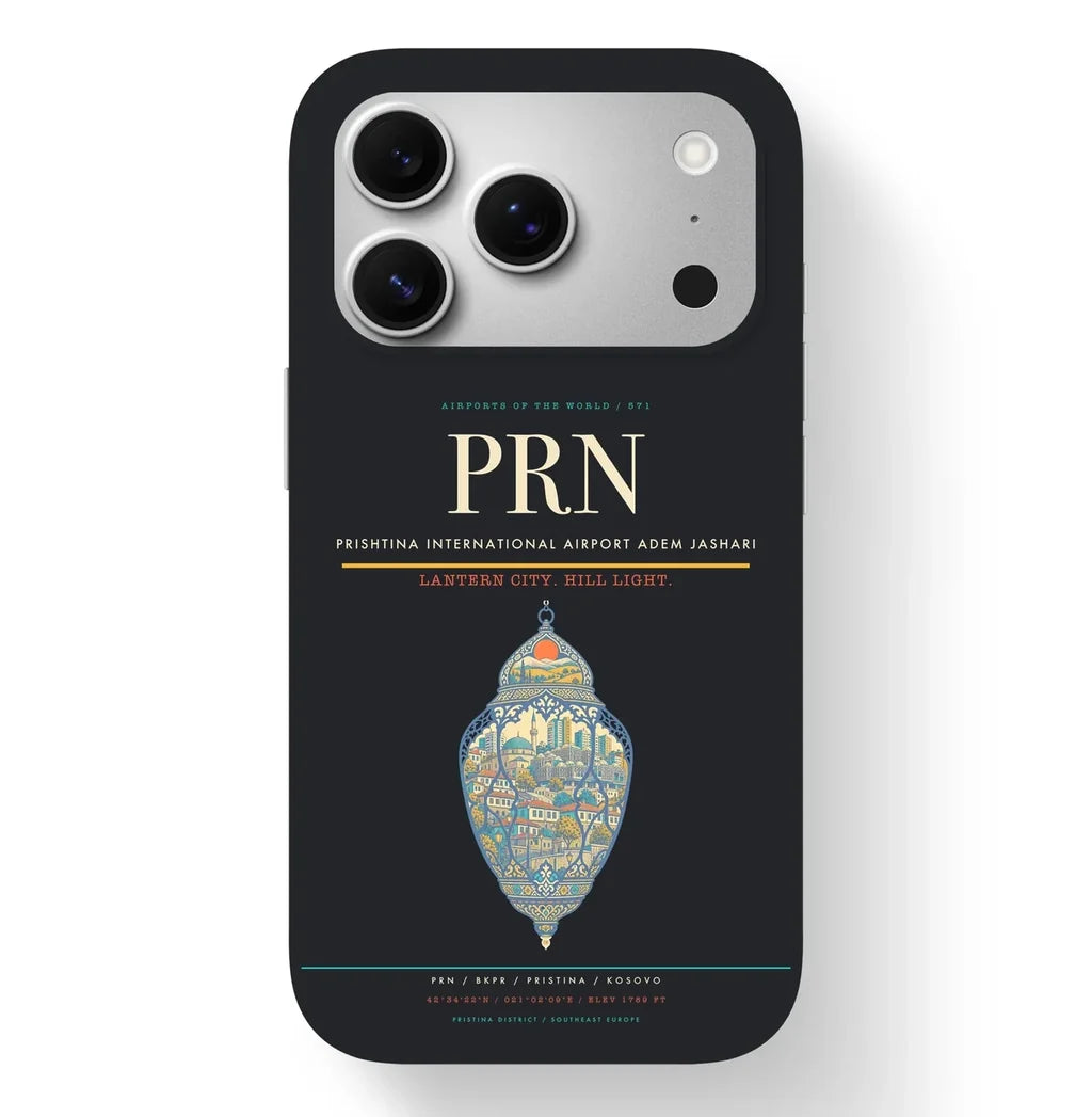 Prishtina International Airport Adem Jashari PRN Black