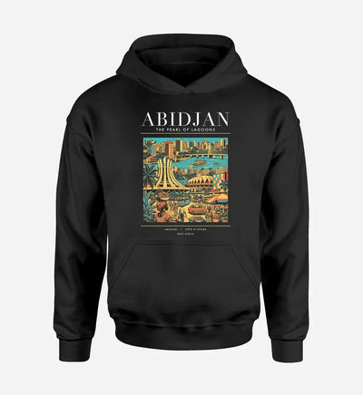 ABIDJAN - Poster - Premium Hoodie - Black
