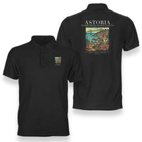 Thumbnail for ASTORIA - Poster - Double-Side Polo - Black
