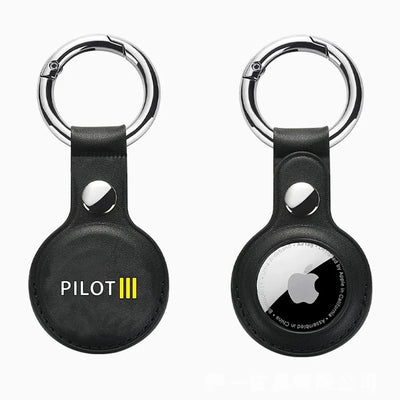 Pilot & Stripes (3 Lines) aviation print AirTag case, fits AirTag.
