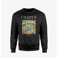 Thumbnail for UDAIPUR - Poster - Sweatshirt - Black