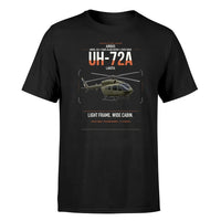 Thumbnail for Airbus UH-72A Lakota design on black t-shirt, single-side print
