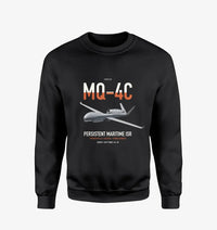 Thumbnail for MQ-4C Triton IFC-4 design on black sweatshirt