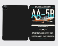 Thumbnail for Grumman American AA-5B Tiger design on black ipad tablet case