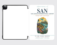 Thumbnail for San Diego International Airport (SAN) design on white ipad tablet case