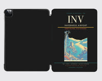 Thumbnail for Inverness Airport (INV) design on black ipad tablet case