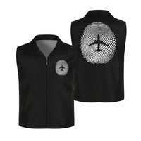 Thumbnail for Aviation Finger Print Thin Style aviation design printed on lightweight shell with sleeveless design thin vest.
