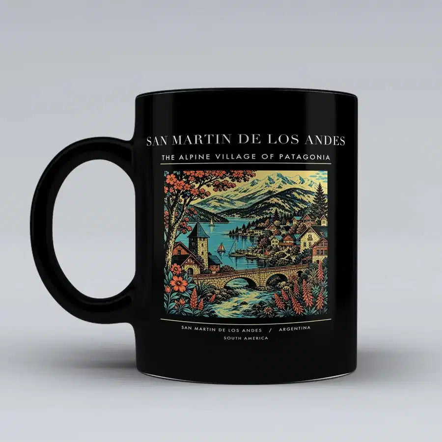 SAN MARTIN DE LOS ANDES - Poster - Mug - Black