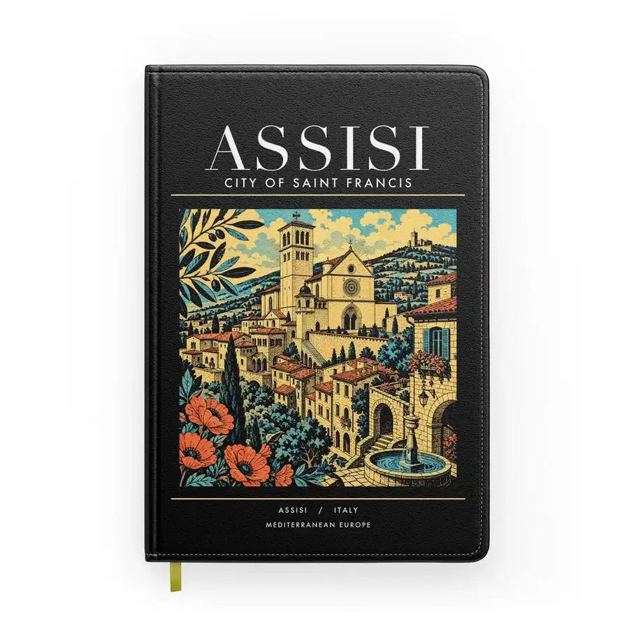 ASSISI - Poster - Notebook - Black