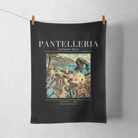 Thumbnail for PANTELLERIA - Poster - Towel - Black