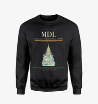 Thumbnail for Mandalay International Airport (MDL) design on black sweatshirt