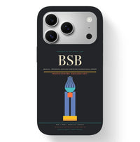Thumbnail for Brasilia Airport (BSB) design on black iPhone 17 Pro MagSafe case