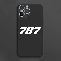 Thumbnail for Boeing 787 Flat Text aviation themed soft silicone iPhone case for iPhone.