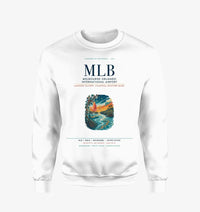 Thumbnail for Melbourne Orlando International Airport (MLB) design on white sweatshirt