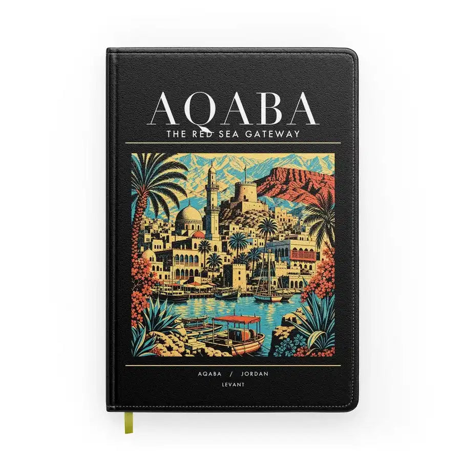 AQABA - Poster - Notebook - Black