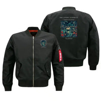 Thumbnail for VINTAGE G4187 - The Lantern Anchorage - Bomber Jacket design on black