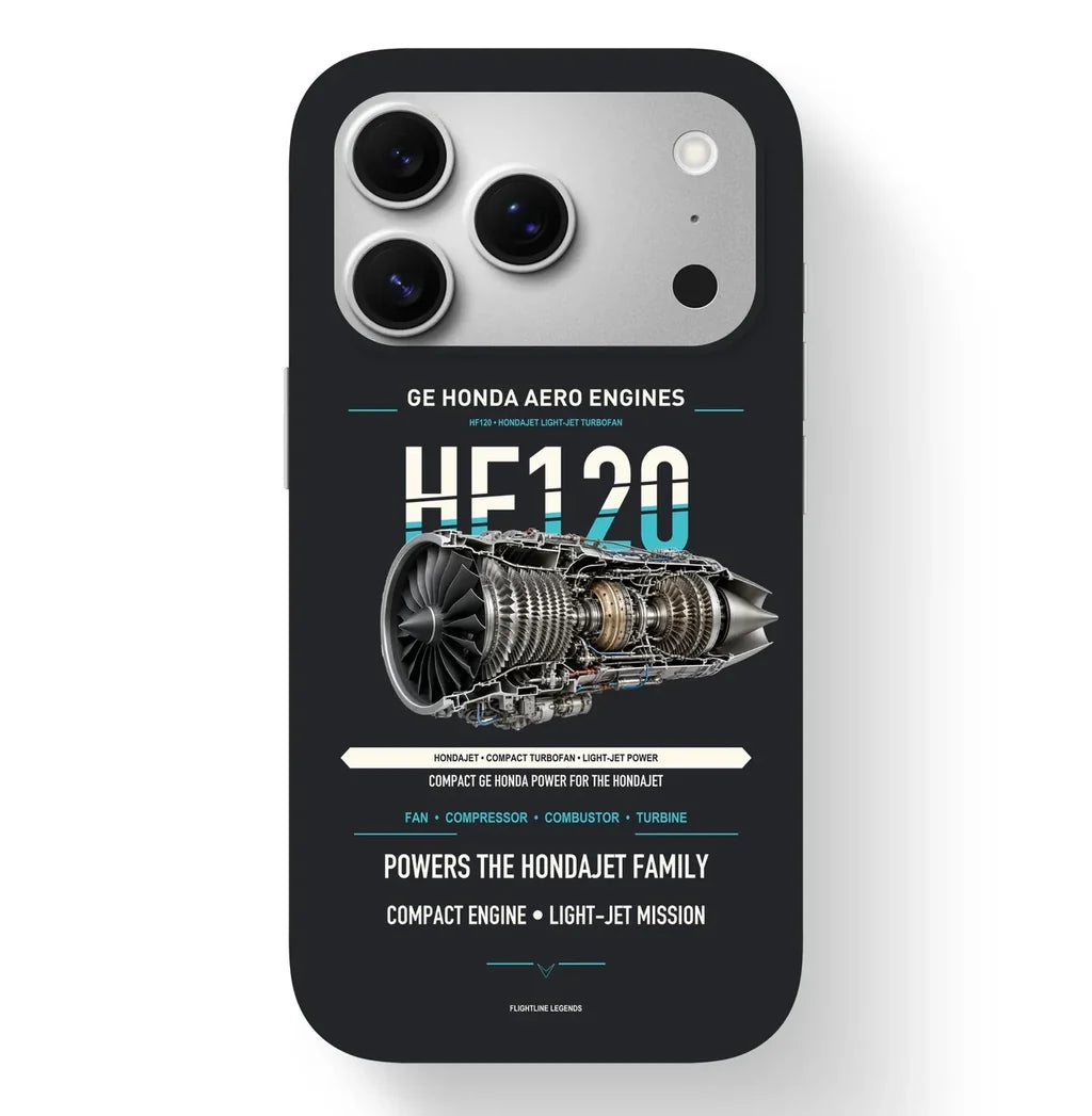 HF120 Case design on black iphone case
