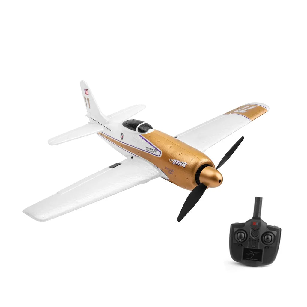 Side view of Remote Control Airplane A260 F8F 4Ch 384 Wingspan 6G/3D Modle Stunt Plane Six Axis Stability ﻿ aviation RC model.