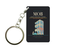 Thumbnail for Mobile Regional Airport (MOB) design on black key chain