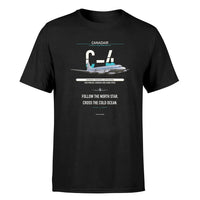 Thumbnail for Canadair C-4 Argonaut North Star design on black single side
