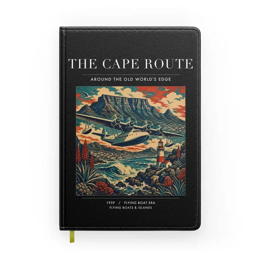 VINTAGE G4070 - The Cape Route - Designed Notebooks design on black