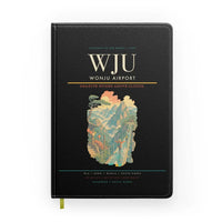 Thumbnail for Wonju Airport (WJU) design on black notebook