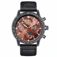 Thumbnail for World's Best Selling & Value Pilot & aviation pilot watch, stainless steel body with engraved detail.