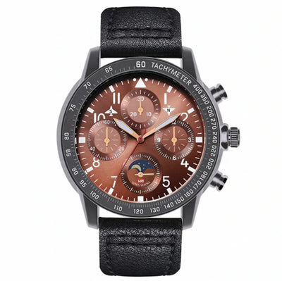 World's Best Selling & Value Pilot & aviation pilot watch, stainless steel body with engraved detail.