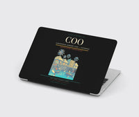 Thumbnail for Cadjehoun Airport (COO) design on black MacBook case